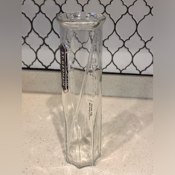 Vintage St Germain Glass Drink Cocktail Mixing Pitcher Carafe With Stir Stick - Picture 4 of 4